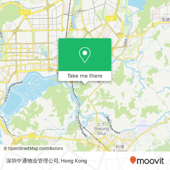 深圳中通物业管理公司 map