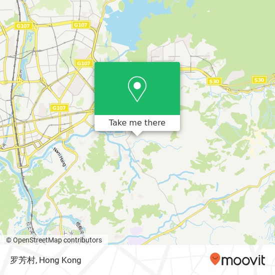 罗芳村 map