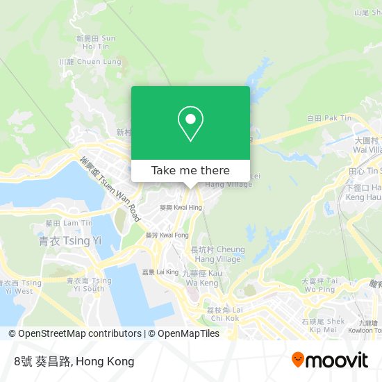 8號 葵昌路 map
