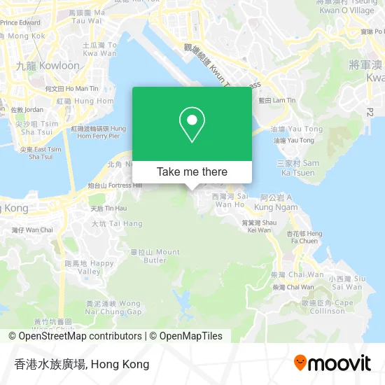 香港水族廣場地圖