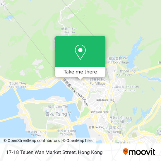 17-18 Tsuen Wan Market Street地圖