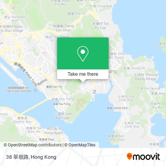 38 翠嶺路地圖