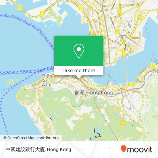 中國建設銀行大廈 map