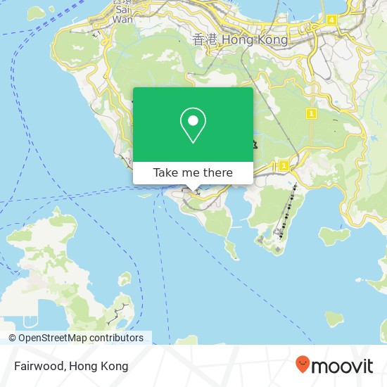 Fairwood, Lei Tung Este Rd map