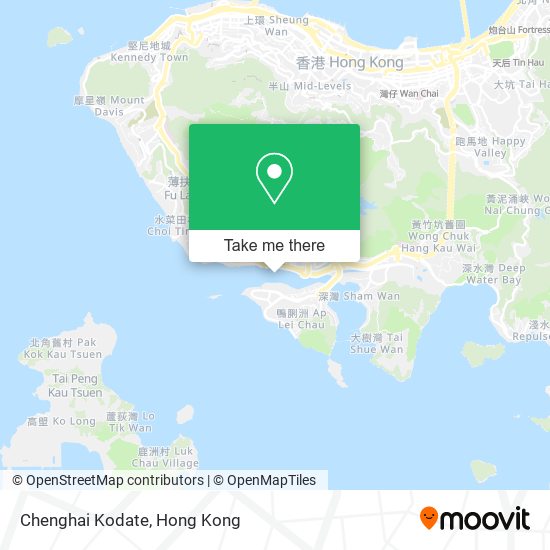 Chenghai Kodate map