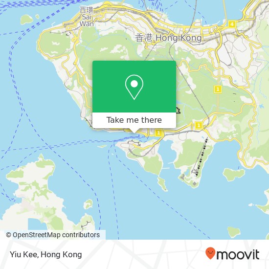 Yiu Kee, Hung Shing St map