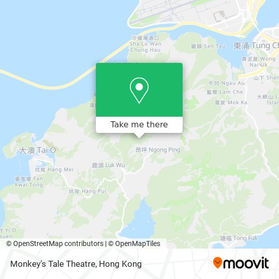 Monkey's Tale Theatre map