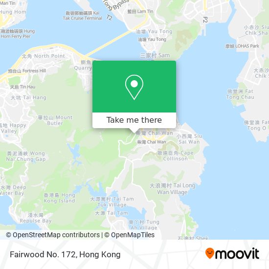 Fairwood No. 172 map