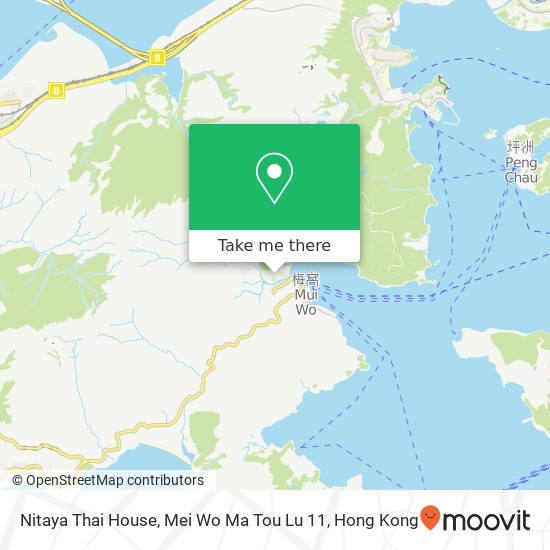 Nitaya Thai House, Mei Wo Ma Tou Lu 11 map