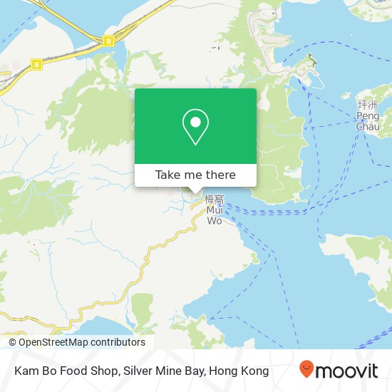 Kam Bo Food Shop, Silver Mine Bay地圖