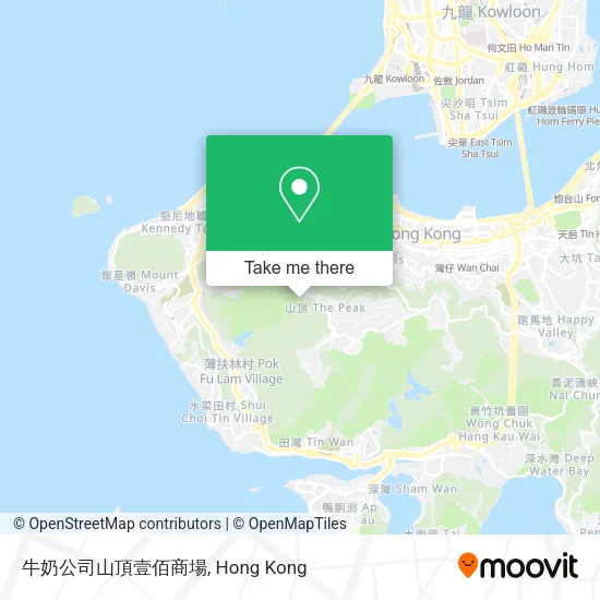 牛奶公司山頂壹佰商場地圖