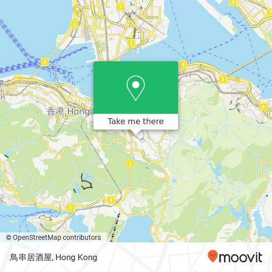 鳥串居酒屋, Sheng Ping Jie 6 map