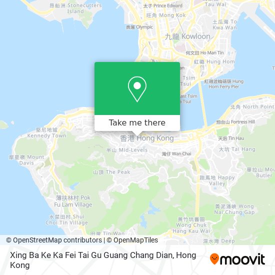 Xing Ba Ke Ka Fei Tai Gu Guang Chang Dian map