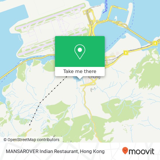 MANSAROVER Indian Restaurant, Tung Chung Rd地圖