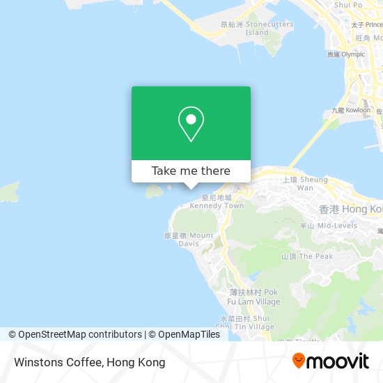 Winstons Coffee map