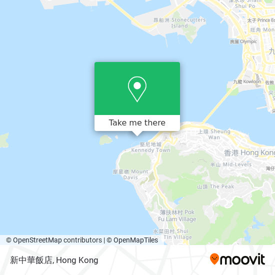 新中華飯店 map