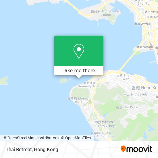 Thai Retreat map