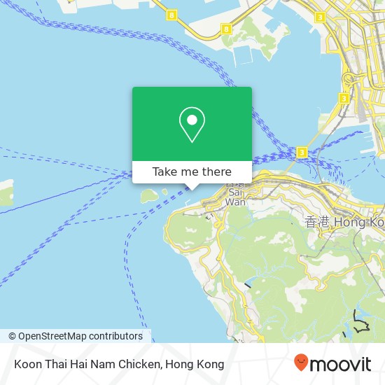 Koon Thai Hai Nam Chicken, Belcher's St 103 map