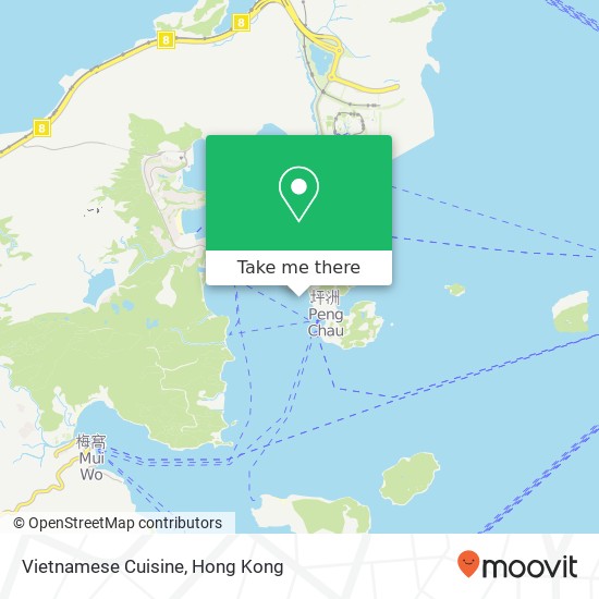 Vietnamese Cuisine, Wing On St 8 map