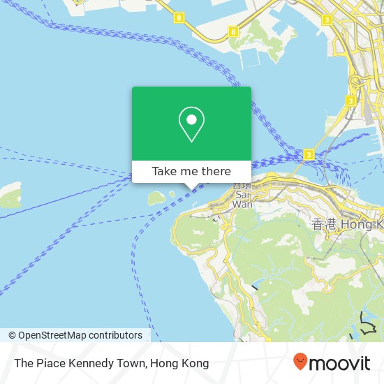 The Piace Kennedy Town, Davis St 1 map