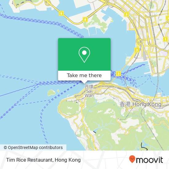 Tim Rice Restaurant, 香港特别行政区 map