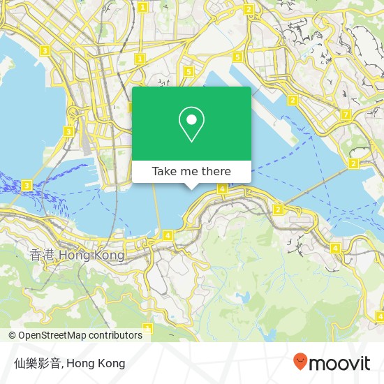 仙樂影音, Ying Huang Dao 301 map