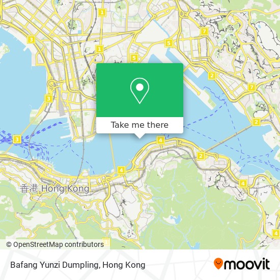 Bafang Yunzi Dumpling map