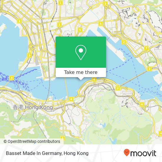Basset Made In Germany, Cheung Hong St map