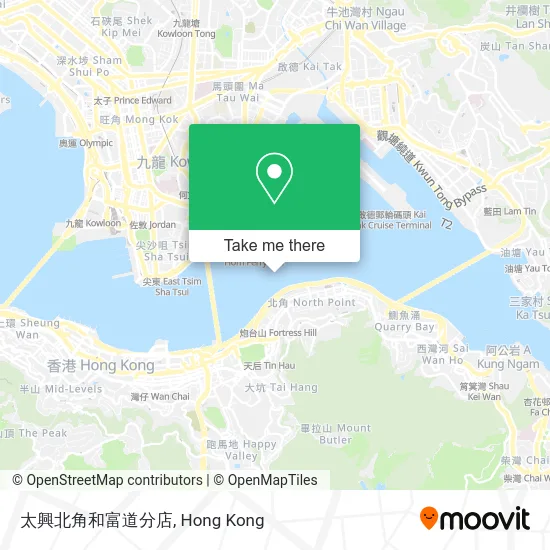 太興北角和富道分店地圖