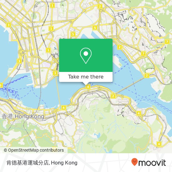 肯德基港運城分店, Ying Huang Dao 500 map