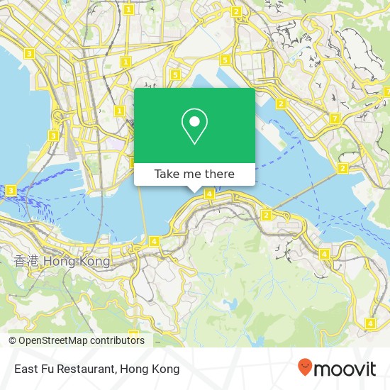 East Fu Restaurant, Kam Ping St 7 map