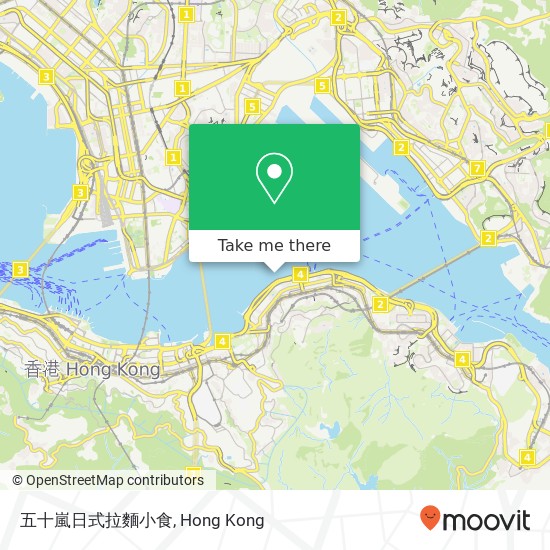 五十嵐日式拉麵小食, Ying Huang Dao 416 map