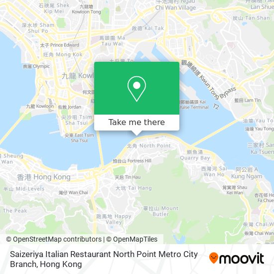 Saizeriya Italian Restaurant North Point Metro City Branch map