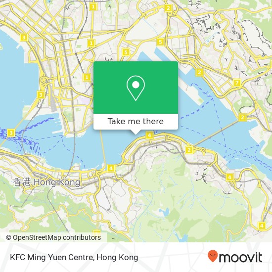 KFC Ming Yuen Centre, Ming Yuen Western St地圖