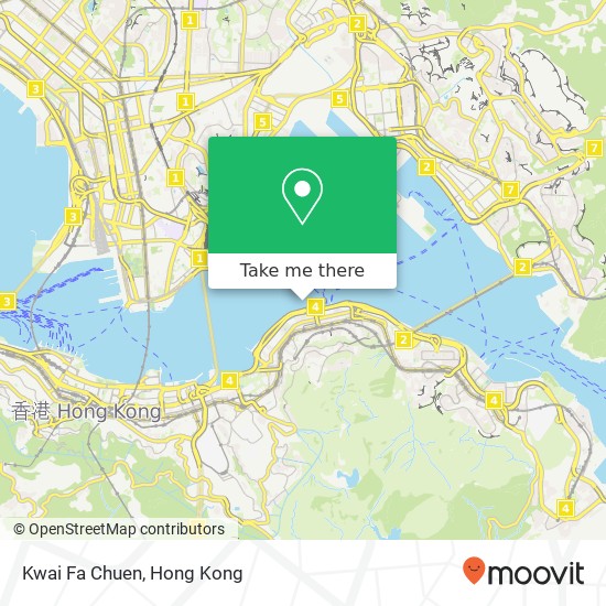 Kwai Fa Chuen, King's Rd 473 map