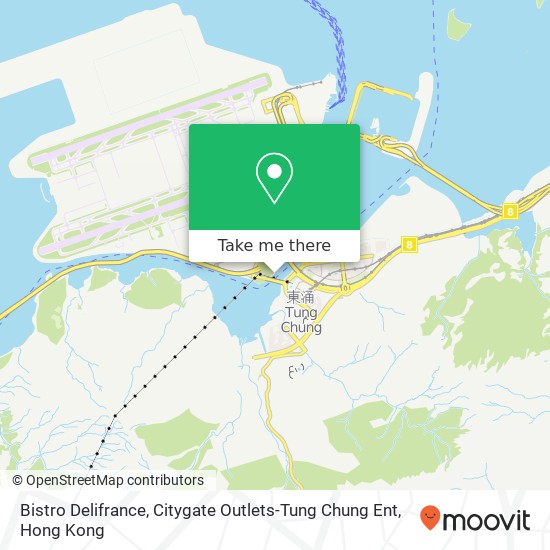 Bistro Delifrance, Citygate Outlets-Tung Chung Ent map