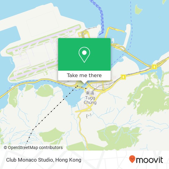 Club Monaco Studio, Tat Tung Rd 20 map