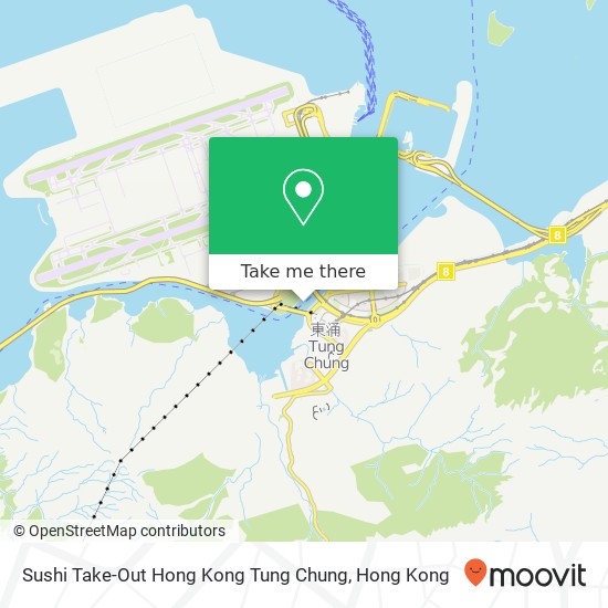 Sushi Take-Out Hong Kong Tung Chung, Hing Tung St map