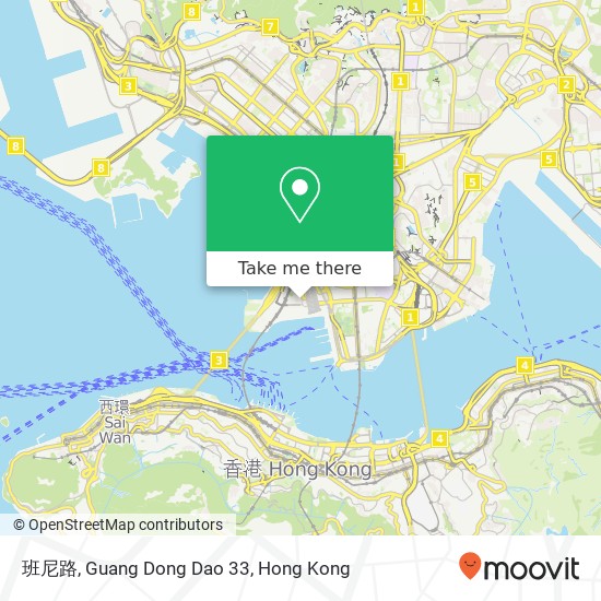 班尼路, Guang Dong Dao 33 map