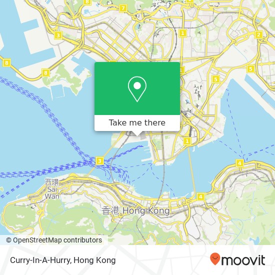 Curry-In-A-Hurry, Jian Sha Ju Guang Dong Dao map