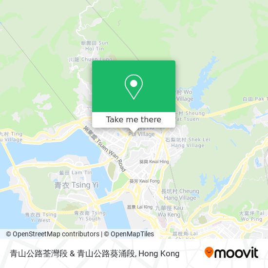 青山公路荃灣段 & 青山公路葵涌段 map