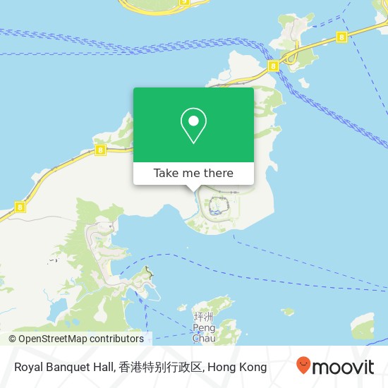 Royal Banquet Hall, 香港特别行政区 map