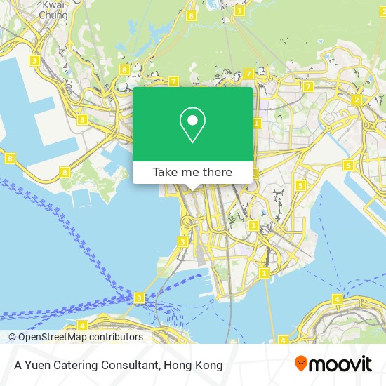 A Yuen Catering Consultant map