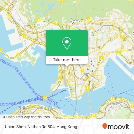 Union Shop, Nathan Rd 504 map