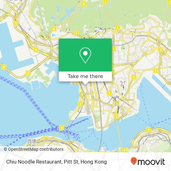 Chiu Noodle Restaurant, Pitt St map