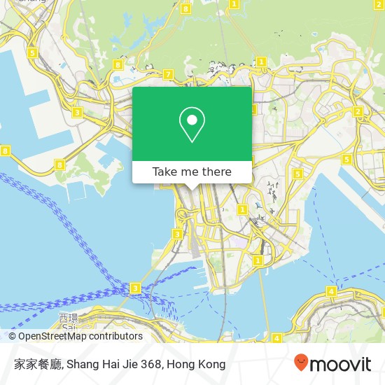 家家餐廳, Shang Hai Jie 368 map
