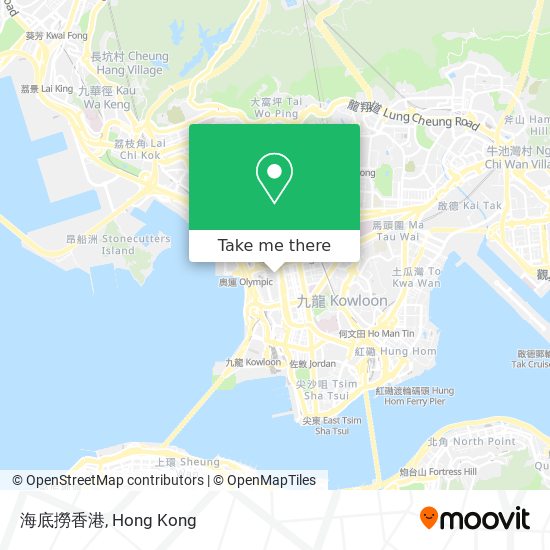 海底撈香港 map