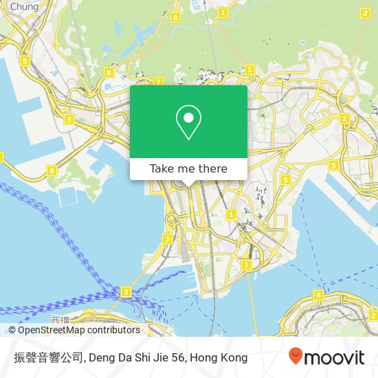 振聲音響公司, Deng Da Shi Jie 56 map