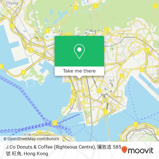 J.Co Donuts & Coffee (Righteous Centre), 彌敦道 585號 旺角 map