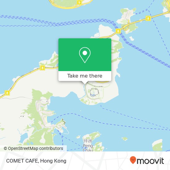 COMET CAFE, 香港特别行政区地圖